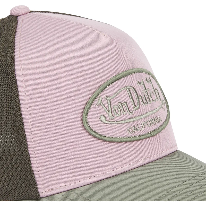 shapka-izvita-traker-mnogocveten-snapbek-rosa-kapi-ot-von-dutch shapka-izvita-traker-mnogocveten-snapbek-rosa-kapi-ot-von-dutch