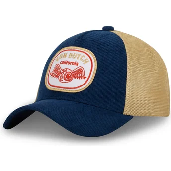 Gorra trucker azul marino y beige BLU CT de Von Dutch