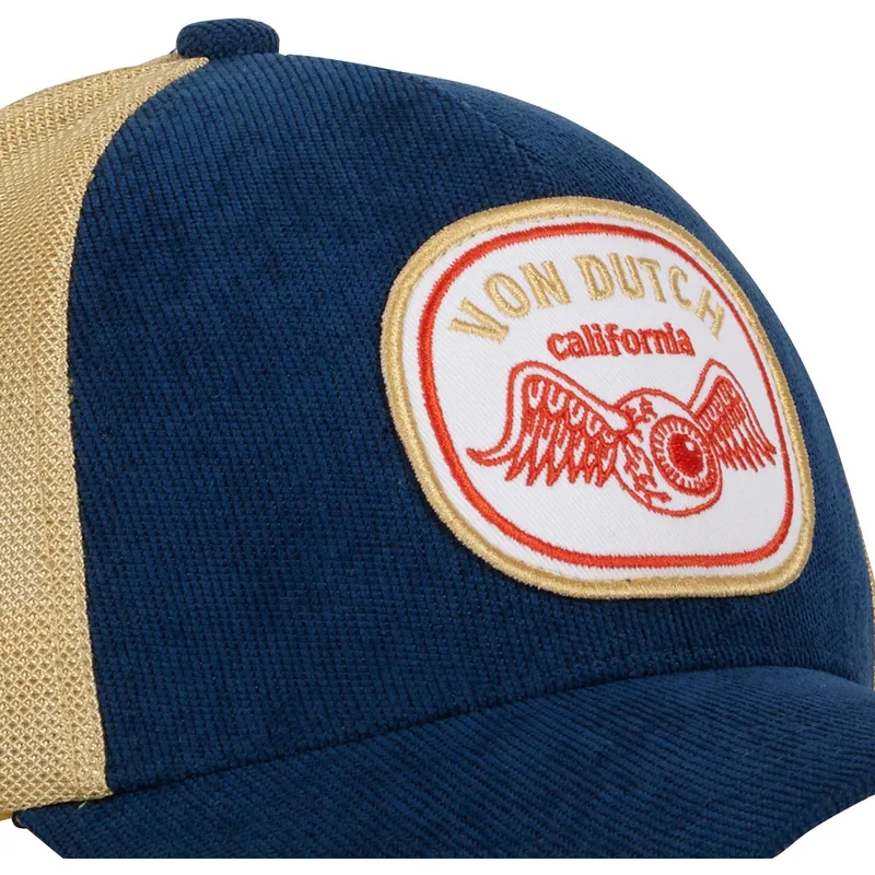 shapka-izvita-traker-tmnosin-snapbek-blu-ct-ot-von-dutch