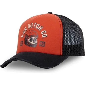 Von Dutch CREW17 orange og sort trucker cap
