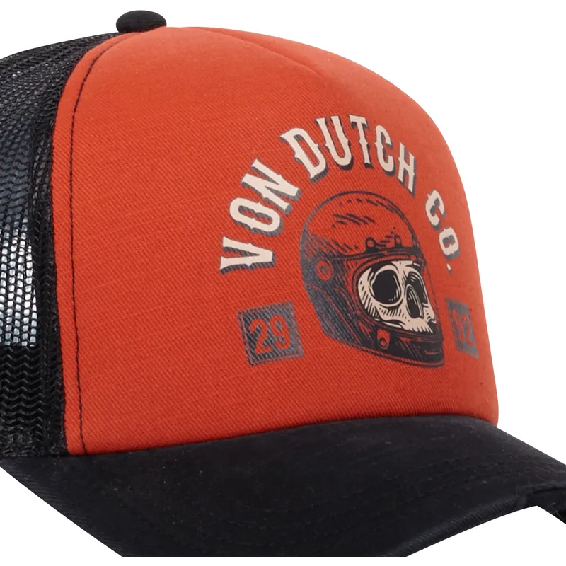 von-dutch-crew17-orange-og-sort-trucker-cap