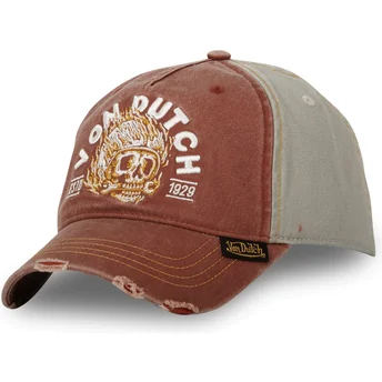 Шапка извита кафяв регулируем FIR CB от Von Dutch