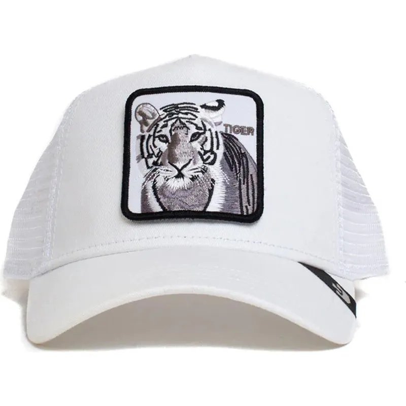 shapka-izvita-traker-byala-snapbek-silver-tiger-the-farm-ot-goorin-bros