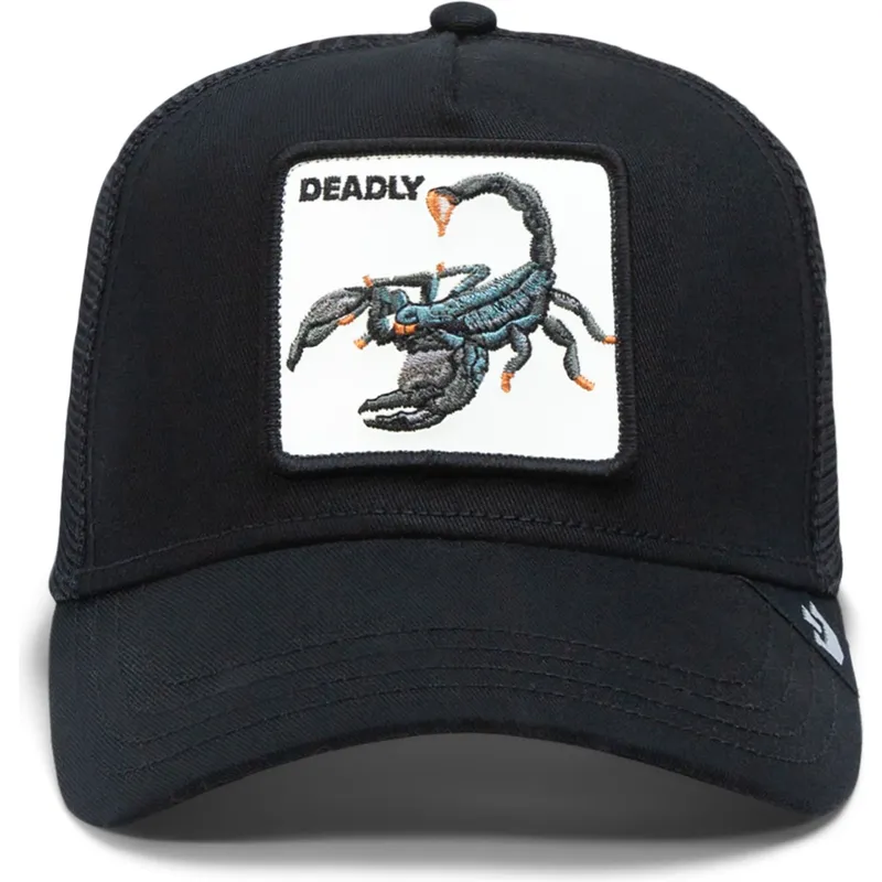 shapka-izvita-shapka-traker-cherna-snapbek-escorpion-deadly-the-deadliest-scorpion-the-farm-the-farm-ot-goorin-bros