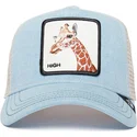 gorra-trucker-azul-y-blanca-jirafa-high-the-giraffe-the-farm-de-goorin-bros