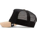 schwarze-und-beige-trucker-kappe-rottweiler-the-guard-dog-the-farm-von-goorin-bros