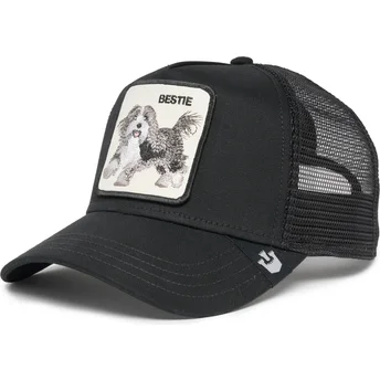 Gorra trucker negra perro The Bestie Dog The Farm de Goorin Bros.