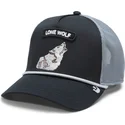 trucker-cap-schwarz-und-wolfsgrau-gb2-lone-wolf-the-rocker-the-farm-von-goorin-bros