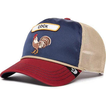 shapka-izvita-traker-mnogocveten-snapbek-cock-gb2-rooster-the-rocker-the-farm-ot-goorin-bros