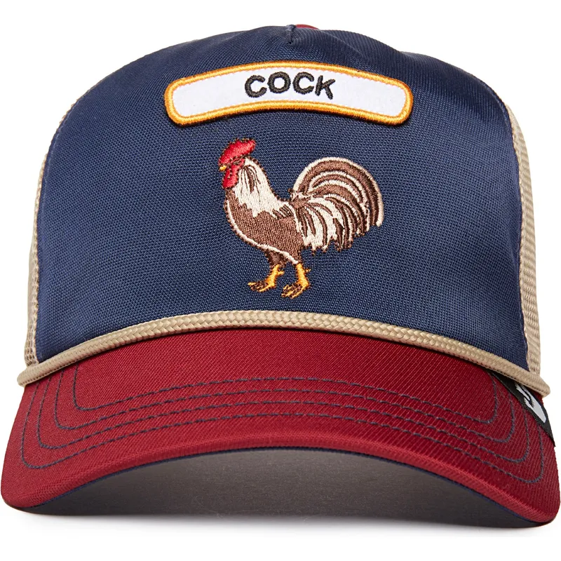 shapka-izvita-traker-mnogocveten-snapbek-cock-gb2-rooster-the-rocker-the-farm-ot-goorin-bros