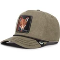 grune-snapback-curved-cap-fuchs-foxy-duck-canvas-the-farm-von-goorin-bros