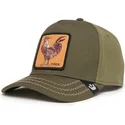 shapka-izvita-zelena-snapbek-cock-field-100-all-season-wool-the-farm-ot-goorin-bros