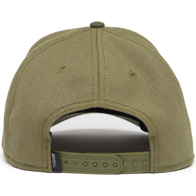 shapka-izvita-zelena-snapbek-cock-field-100-all-season-wool-the-farm-ot-goorin-bros