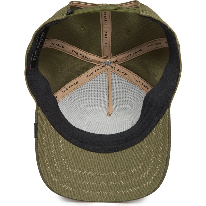 shapka-izvita-zelena-snapbek-cock-field-100-all-season-wool-the-farm-ot-goorin-bros