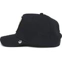schwarze-snapback-kappe-mit-gebogenem-schirm-lowe-king-field-100-all-season-wolle-the-farm-von-goorin-bros