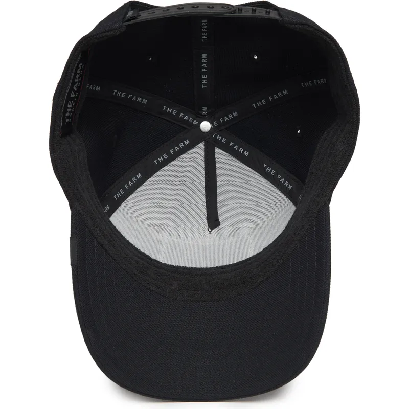 sort-buet-snapback-kasket-panter-black-panther-field-100-all-season-wool-the-farm-fra-goorin-bros