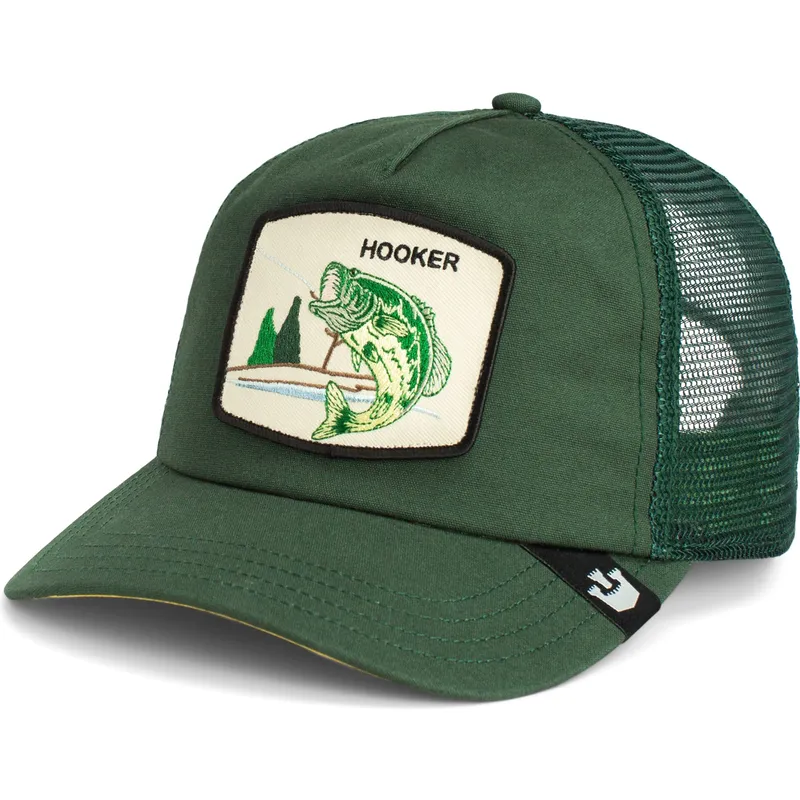 shapka-izvita-traker-zelena-snapbek-hooker-large-mouth-park-range-the-farm-ot-goorin-bros