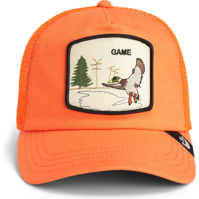 gorra-trucker-orange-duck-game-maybe-park-range-the-farm-fra-goorin-bros