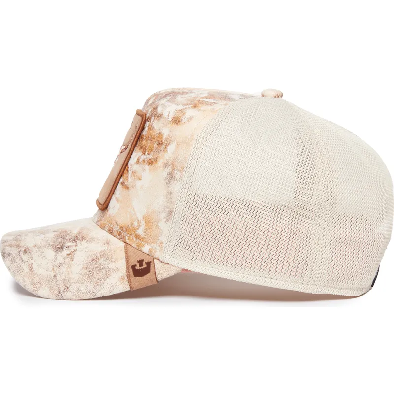 shapka-izvita-traker-bezhov-snapbek-dead-skull-dust-storm-the-farm-ot-goorin-bros