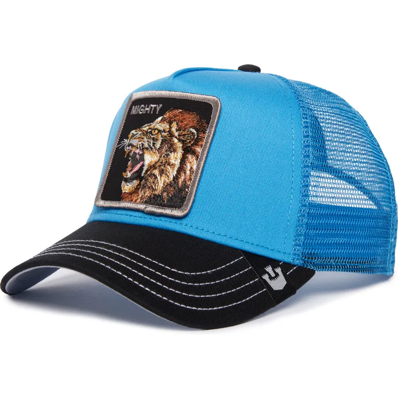 shapka-izvita-traker-sinya-snapbek-mighty-lion-fan-the-farm-ot-goorin-bros