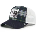 gorra-trucker-azul-marino-y-blanca-vaca-cash-mooncow-uk-plaid-the-farm-de-goorin-bros