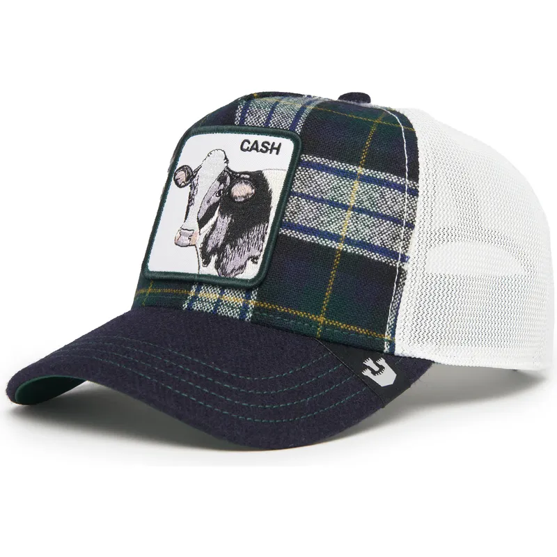 trucker-cap-marineblau-und-weiss-kuh-cash-moon-cow-uk-plaid-the-farm-von-goorin-bros