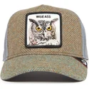 shapka-izvita-traker-mnogocveten-snapbek-wise-ass-moon-owl-uk-plaid-the-farm-ot-goorin-bros