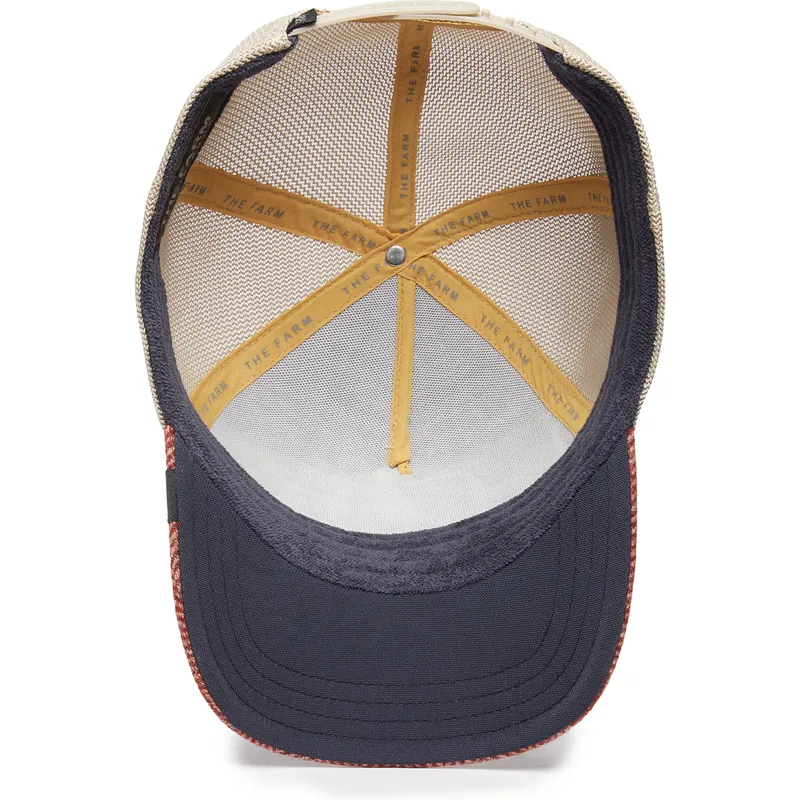 shapka-izvita-traker-mnogocveten-snapbek-cock-moon-rooster-uk-plaid-the-farm-ot-goorin-bros