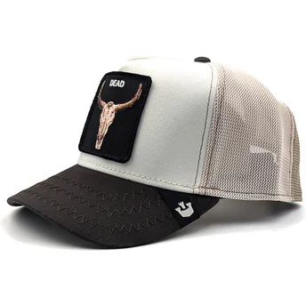 shapka-izvita-traker-kafyav-snapbek-dead-skull-tri-tone-the-farm-ot-goorin-bros