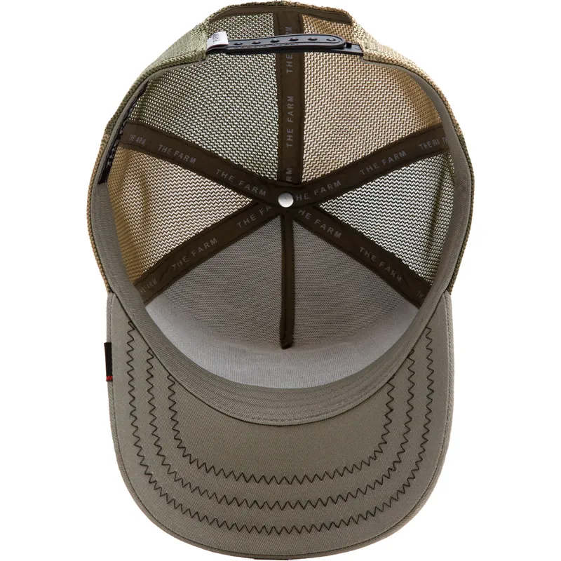 shapka-izvita-traker-zelena-snapbek-tri-tone-the-farm-ot-goorin-bros