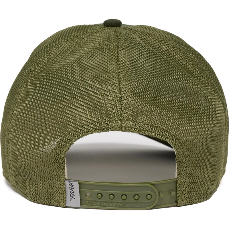 shapka-izvita-traker-zelena-snapbek-hog-the-suede-pig-the-farm-ot-goorin-bros