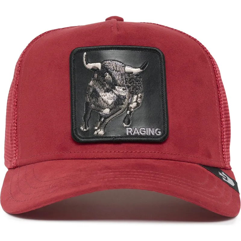 trucker-cap-rot-stier-raging-the-suede-rager-the-farm-von-goorin-bros