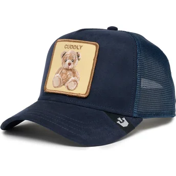 Gorra trucker azul marino oso de peluche The Cuddly Bear The Farm de Goorin Bros.