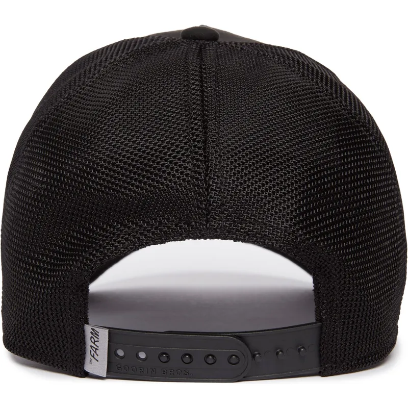 schwarze-trucker-kappe-panther-the-suede-panther-blacked-out-the-farm-von-goorin-bros