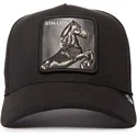 shapka-izvita-traker-cherna-snapbek-the-suede-stallion-blacked-out-the-farm-ot-goorin-bros