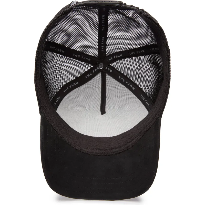 shapka-izvita-traker-cherna-snapbek-the-suede-stallion-blacked-out-the-farm-ot-goorin-bros