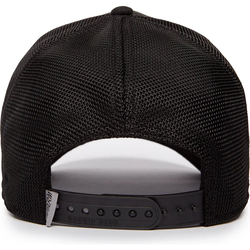shapka-izvita-traker-cherna-snapbek-the-suede-bull-blacked-out-the-farm-ot-goorin-bros