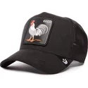 shapka-izvita-traker-cherna-snapbek-cock-the-suede-rooster-blacked-out-the-farm-ot-goorin-bros