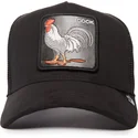 shapka-izvita-traker-cherna-snapbek-cock-the-suede-rooster-blacked-out-the-farm-ot-goorin-bros