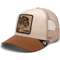 goorin-bros-truckerkappe-beige-und-braun-gepard-the-warrior-cheetah-big-cats-the-farm