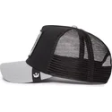 schwarze-und-graue-trucker-kappe-panther-the-black-panther-big-cats-the-farm-von-goorin-bros