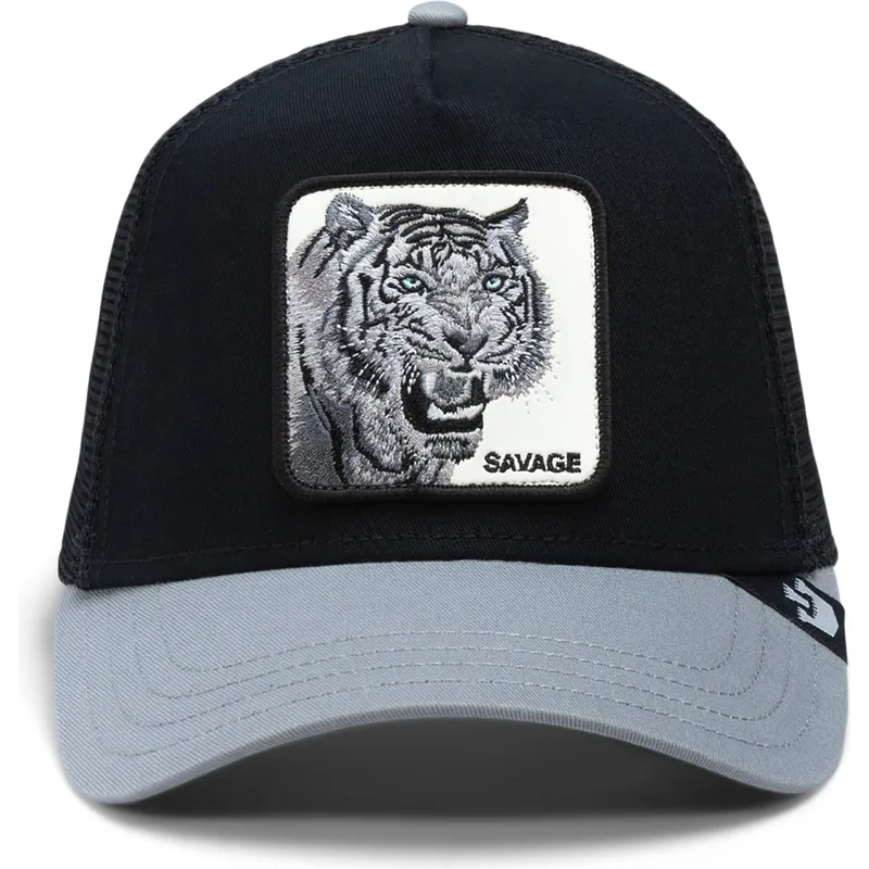shapka-izvita-traker-cherna-snapbek-the-savage-tiger-big-cats-the-farm-ot-goorin-bros