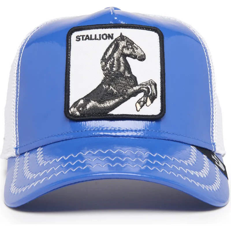 shapka-izvita-shapka-traker-sinya-snapbek-caballo-stallion-horsepower-puff-patent-the-farm-the-farm-ot-goorin-bros