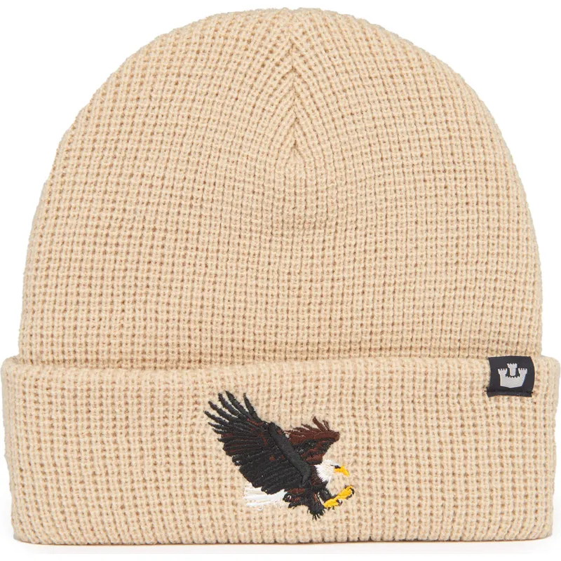 shapka-bezhov-ribbed-eagle-classic-knit-the-farm-ot-goorin-bros