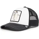 shapka-izvita-cherna-snapback-za-deca-na-gorra-trucker-blanca-y-negra-para-nino-pinguino-cool-tuxie-the-farm-the-farm-ot-goorin-