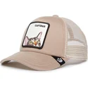 casquette-trucker-beige-pour-enfant-chat-curious-what-s-that-the-farm-goorin-bros