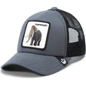 graue-trucker-kappe-fur-kinder-mammut-mammoth-fuzzy-trunk-extinct-the-farm-von-goorin-bros