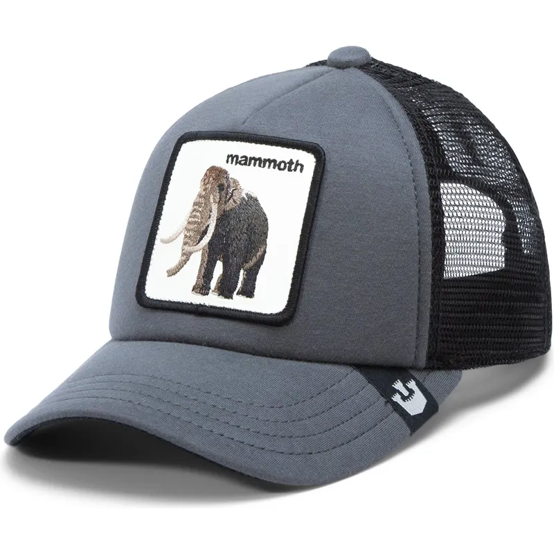 shapka-izvita-traker-siv-snapbek-za-deca-mammoth-fuzzy-trunk-extinct-the-farm-ot-goorin-bros