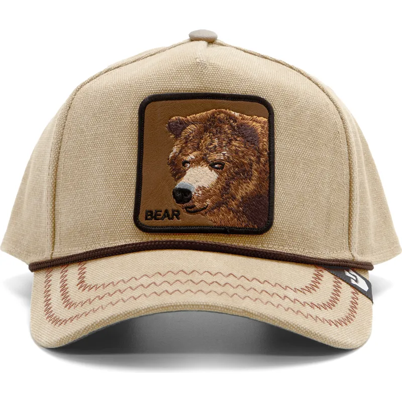shapka-izvita-kafyav-snapbek-bear-bare-duck-canvas-the-farm-ot-goorin-bros shapka-izvita-kafyav-snapbek-bear-bare-duck-canvas-the-farm-ot-goorin-bros