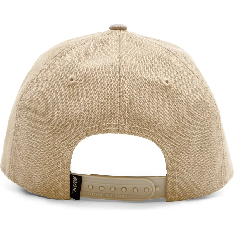 shapka-izvita-kafyav-snapbek-bear-bare-duck-canvas-the-farm-ot-goorin-bros shapka-izvita-kafyav-snapbek-bear-bare-duck-canvas-the-farm-ot-goorin-bros